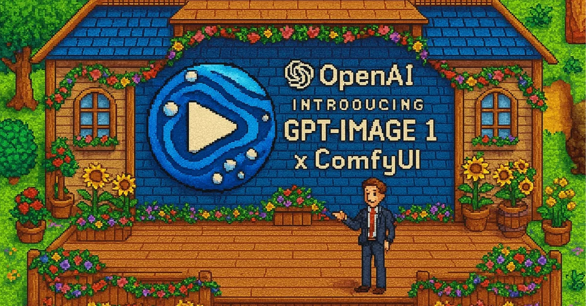 ComfyUIにGPT-Image-1 APIノード(ベータ版)、オープンソースで有料サービスを実装…!?