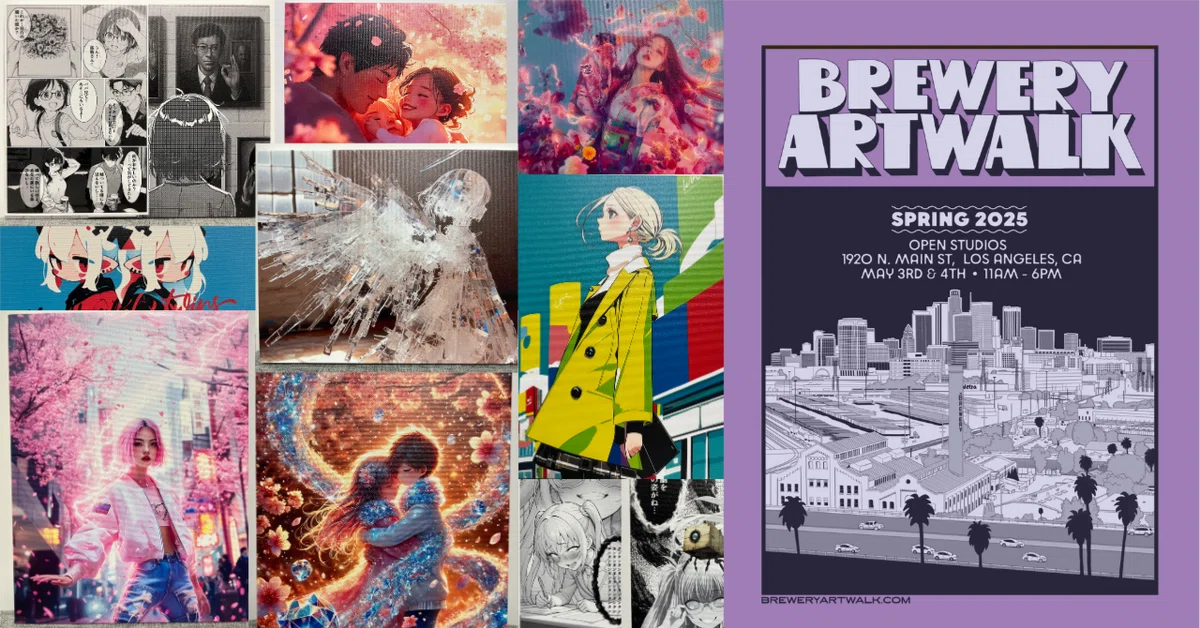 AICUコラボクリエイターが全米最大級アートイベント『The Brewery Artwalk』に出展!日本発・AIアートの実演展示