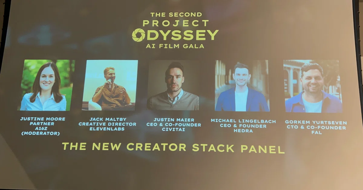 国際AI映画祭「Odyssey AI Film Gala」パネルトーク:AIクリエイティブの未来は“協奏”によって生まれる