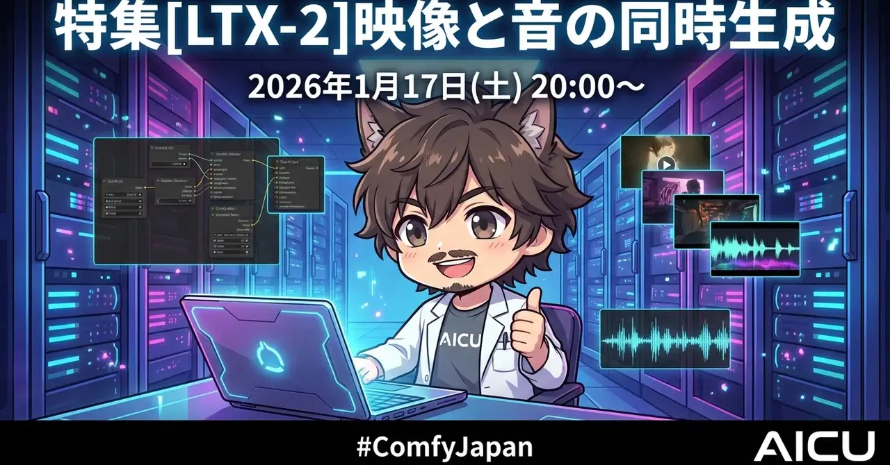 [LTX-2] ComfyUI標準対応!映像と音の同時生成が可能にする動画生成の異次元(後編)