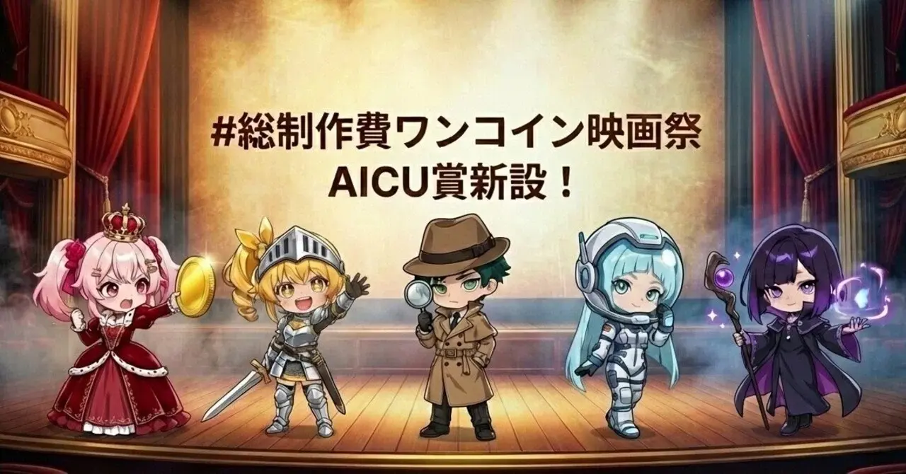 総制作費ワンコイン映画祭 が熱い！AICUコラボ企画で"チープな映画"に挑戦しよう！