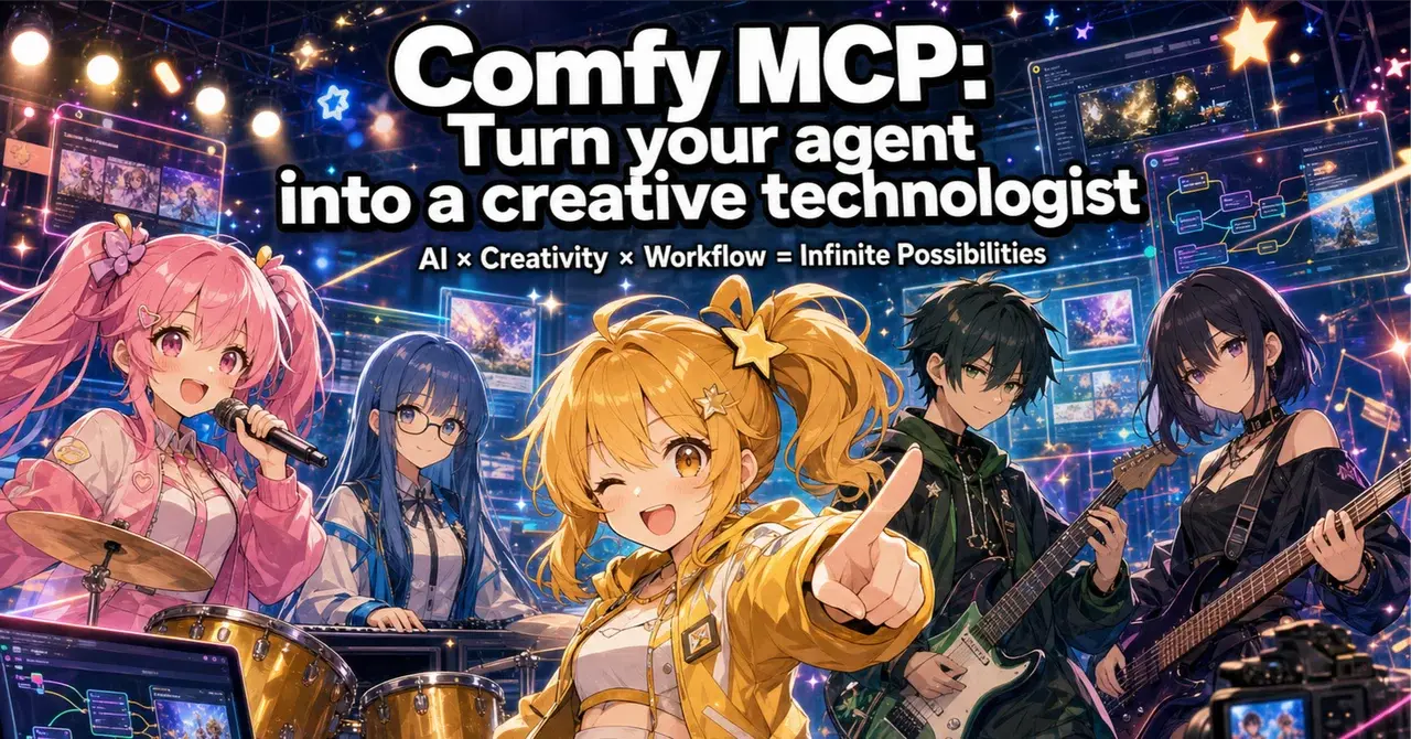 AIエージェントとComfyUIが融合!次世代のクリエイティブ革命「Comfy MCP」が始動!