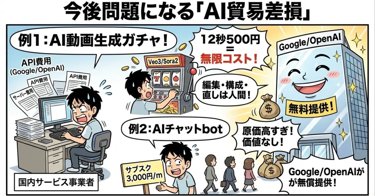 今後問題になる「AI貿易差損」に目を向けてみよう