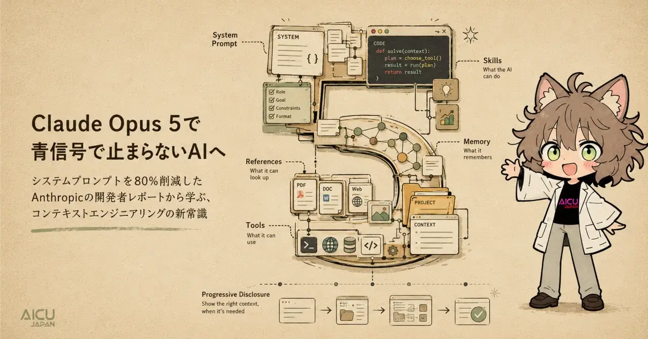 Claude Opus 5で「青信号で止まらないAIへ」 - Claude Codeのシステムプロンプトを80％削ったAnthropicが示す、コンテキストエンジニアリングの新常識