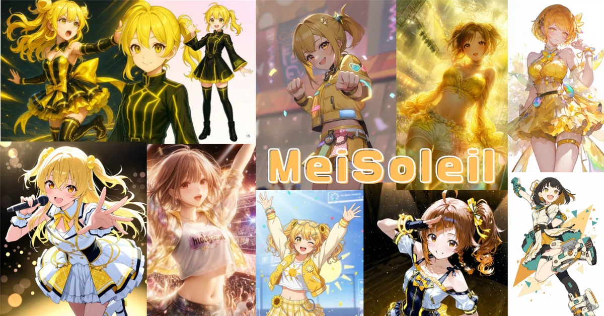 AiCutyキャラデザコンテスト「Mei Soleil」（メイ・ソレイユ）部門結果発表！